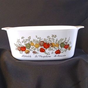 Vintage Corning Ware Spice of Life 5 qt casserole